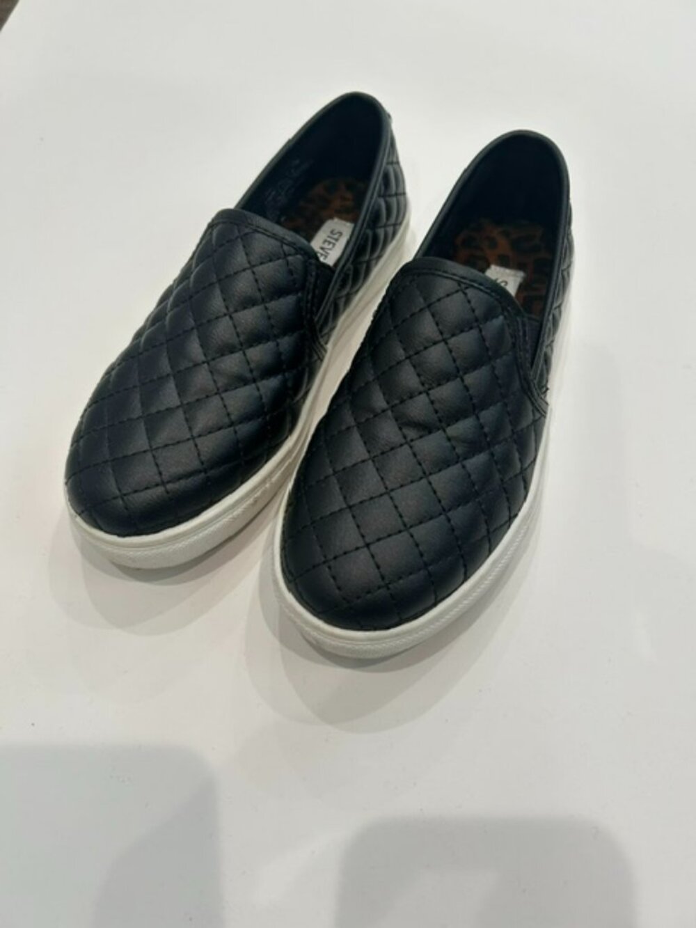 Steve Madden Quilted Slip on sneakers- Little girls size 1